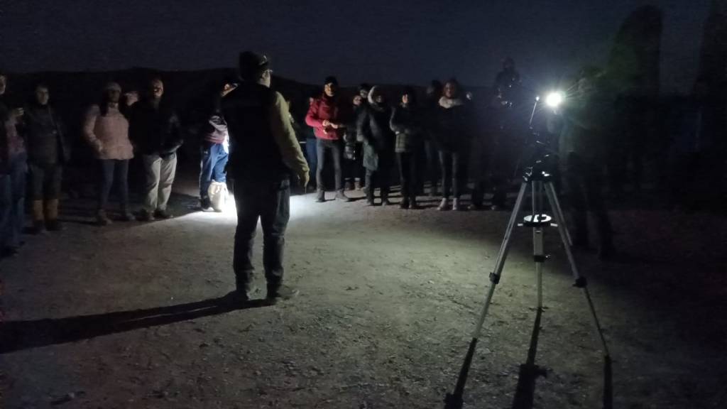 Vigilia astronómica en la Mano del&nbsp;Desierto